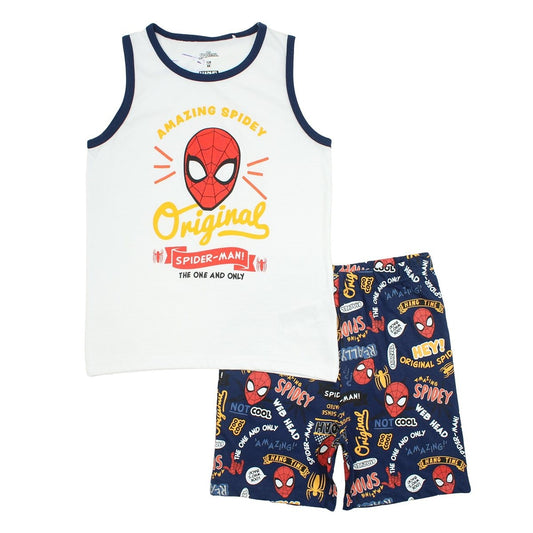 Ensemble Spiderman - 3A Garçon - Enfant - Bleu - 100% Coton - 160 GSM SJ - TrendyFlair