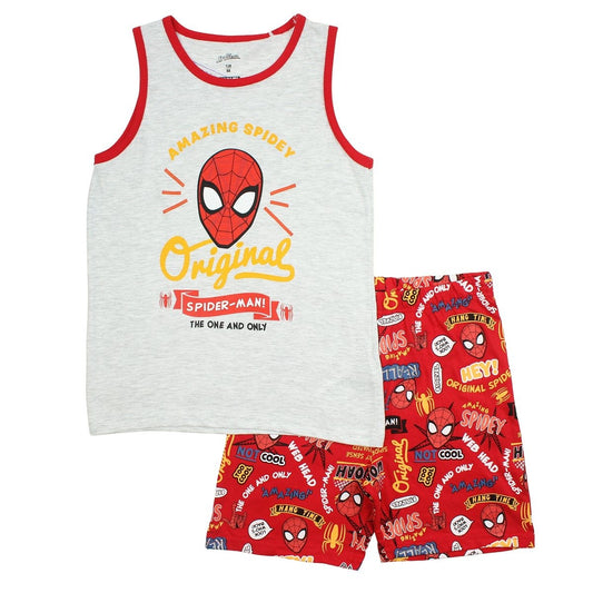 Ensemble Spiderman - 3A Garçon - Enfant - Rouge - 100% Coton - 160 GSM SJ - TrendyFlair