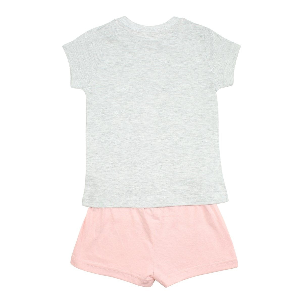 Ensemble Princesse - 3A Fille - Enfant - Rose - 100% Coton, 160 GSM SJ;GREY MELANGE:93% Coton 7%Polyester - TrendyFlair