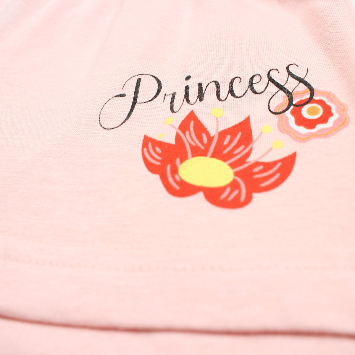 Ensemble Princesse - 3A Fille - Enfant - Rose - 100% Coton, 160 GSM SJ;GREY MELANGE:93% Coton 7%Polyester - TrendyFlair