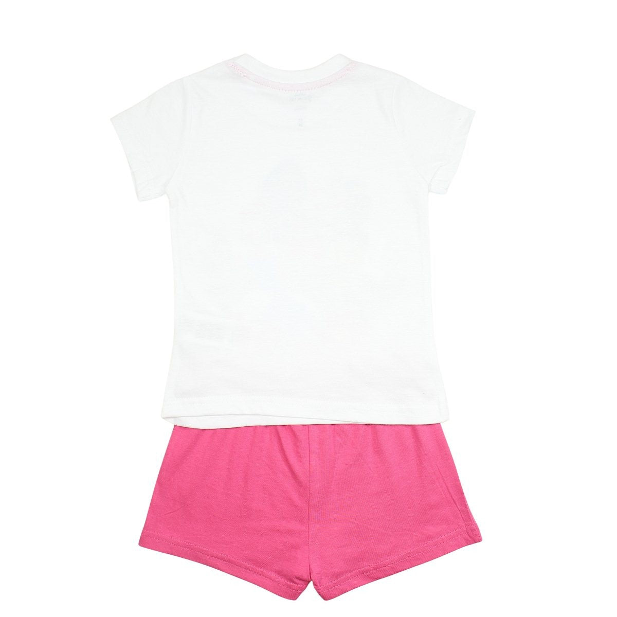 Ensemble Princesse - 3A Fille - Enfant - Fushia - 100% Coton, 160 GSM SJ;GREY MELANGE:93% Coton 7%Polyester - TrendyFlair