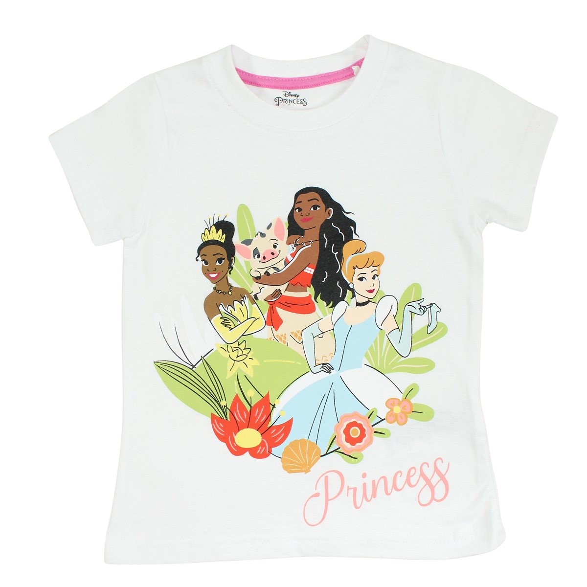 Ensemble Princesse - 3A Fille - Enfant - Fushia - 100% Coton, 160 GSM SJ;GREY MELANGE:93% Coton 7%Polyester - TrendyFlair