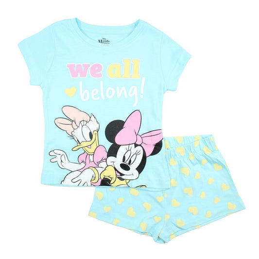 Ensemble Minnie - 3A Fille - Enfant - Bleu - 100% Coton - 160 GSM - TrendyFlair