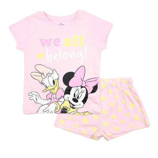 Ensemble Minnie - 3A Fille - Enfant - Rose - 100% Coton - 160 GSM - TrendyFlair