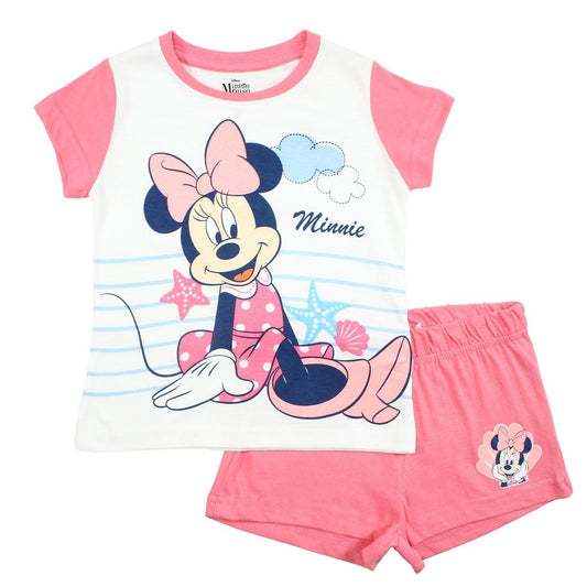 Ensemble Minnie - 3A Fille - Enfant - Rose - 100% Coton - 160 GSM - TrendyFlair