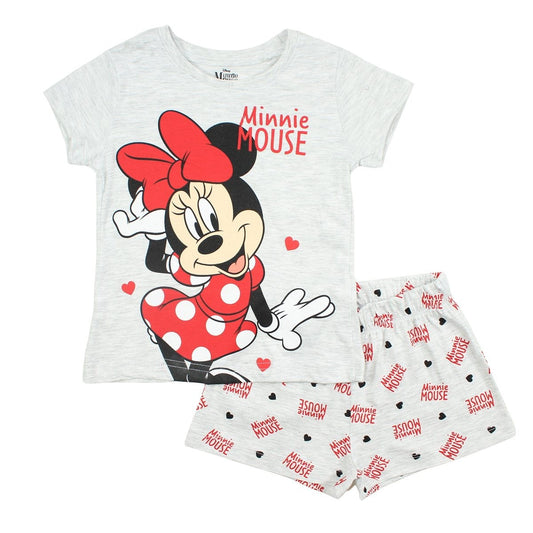 Ensemble Minnie - 3A Fille - Enfant - Gris - 100% Coton - 160 GSM - TrendyFlair