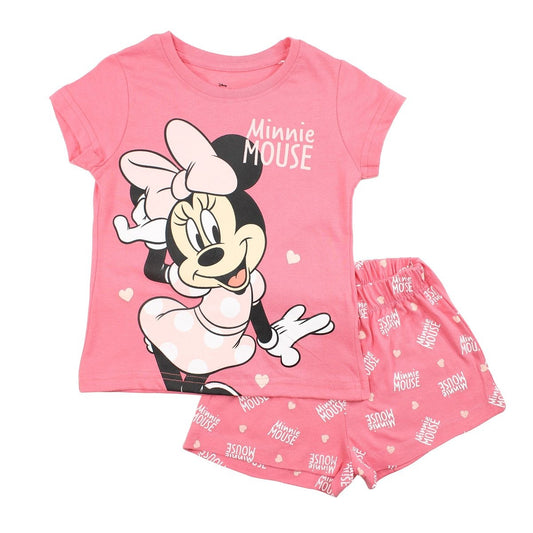 Ensemble Minnie - 3A Fille - Enfant - Rose - 100% Coton - 160 GSM - TrendyFlair