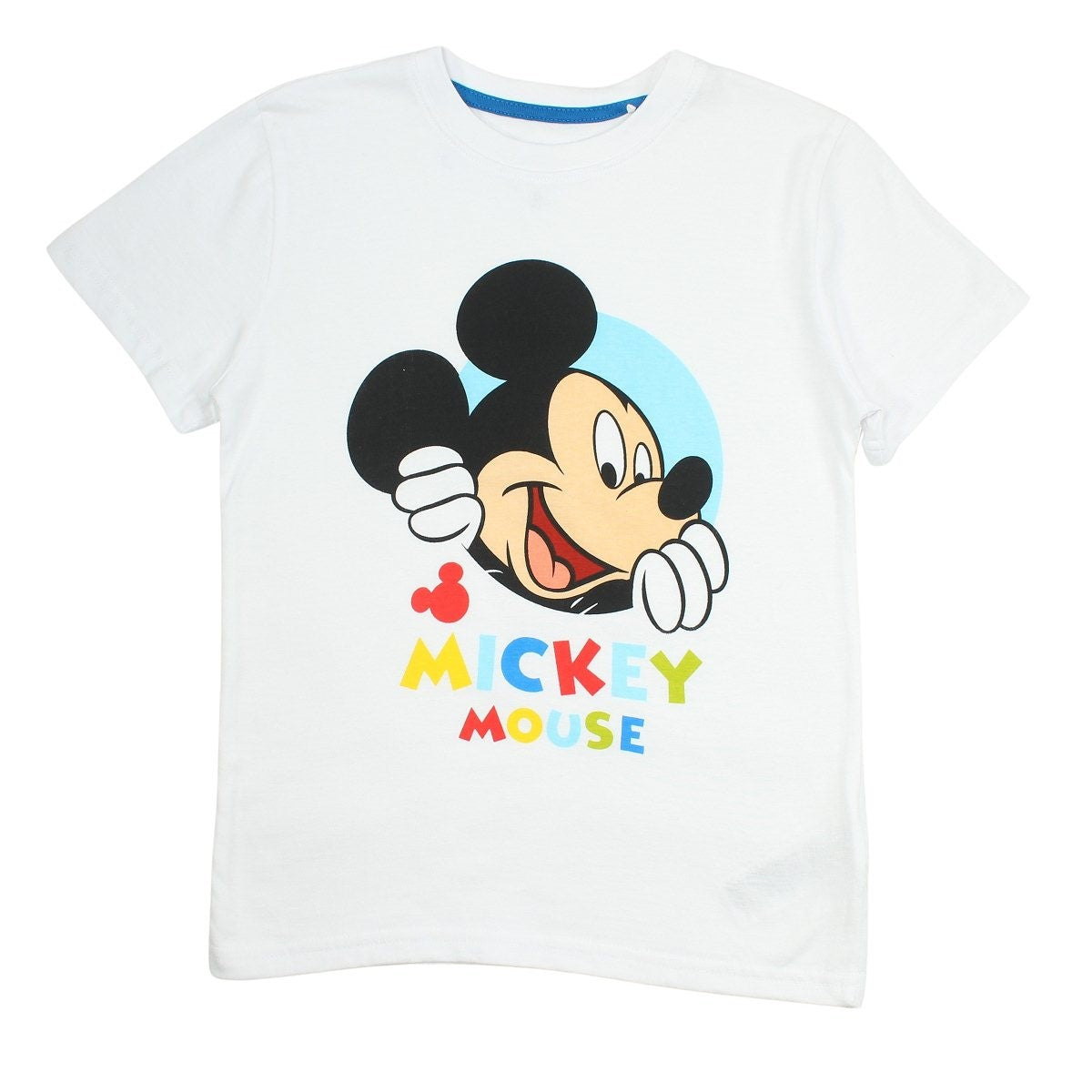 Ensemble Mickey - 3A Garçon - Enfant - Blanc - 100% Coton 160 GSM SJ, MELANGE: 93%Coton, 7%Polyester. - TrendyFlair
