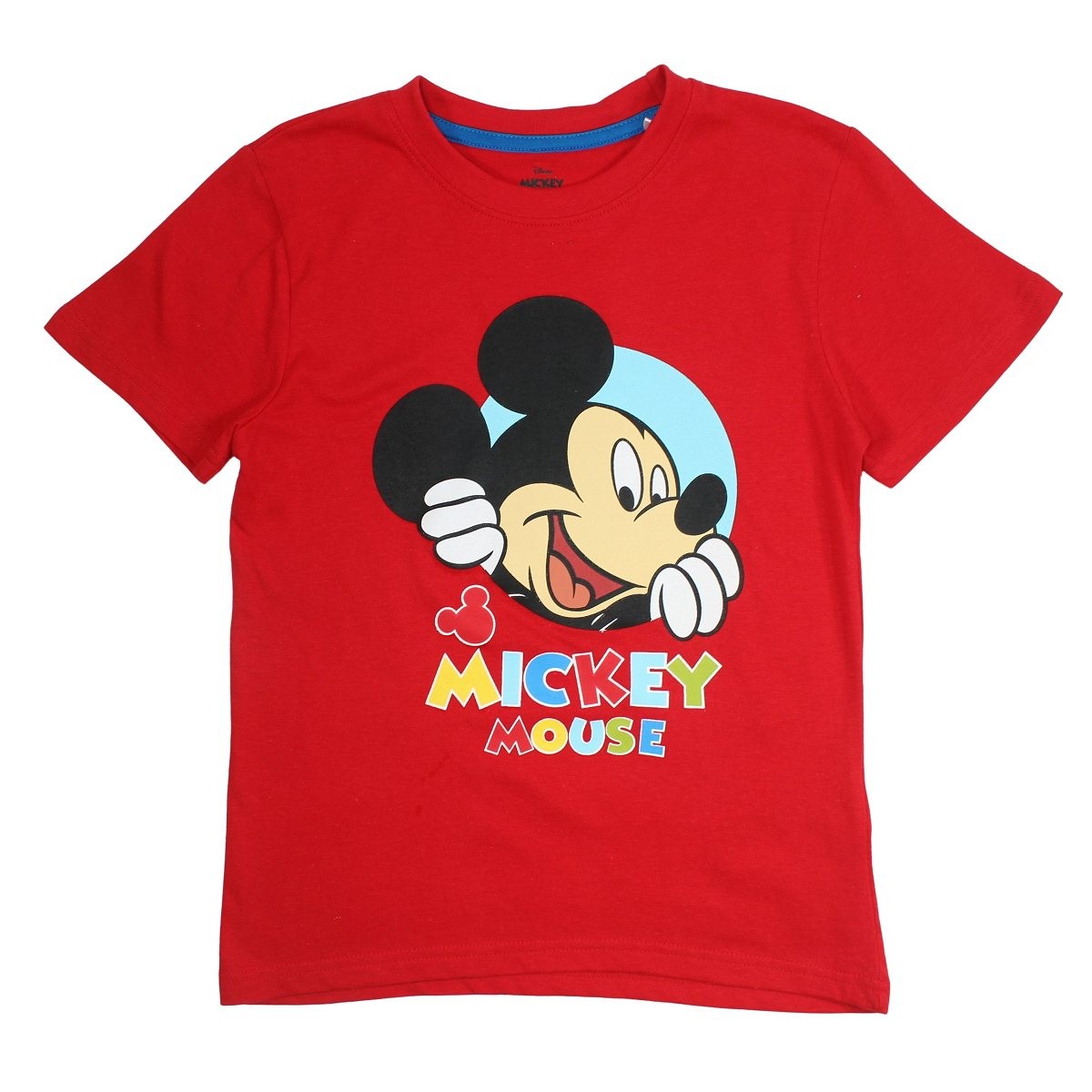 Ensemble Mickey - 3A Garçon - Enfant - Rouge - 100% Coton 160 GSM SJ, MELANGE: 93%Coton, 7%Polyester. - TrendyFlair
