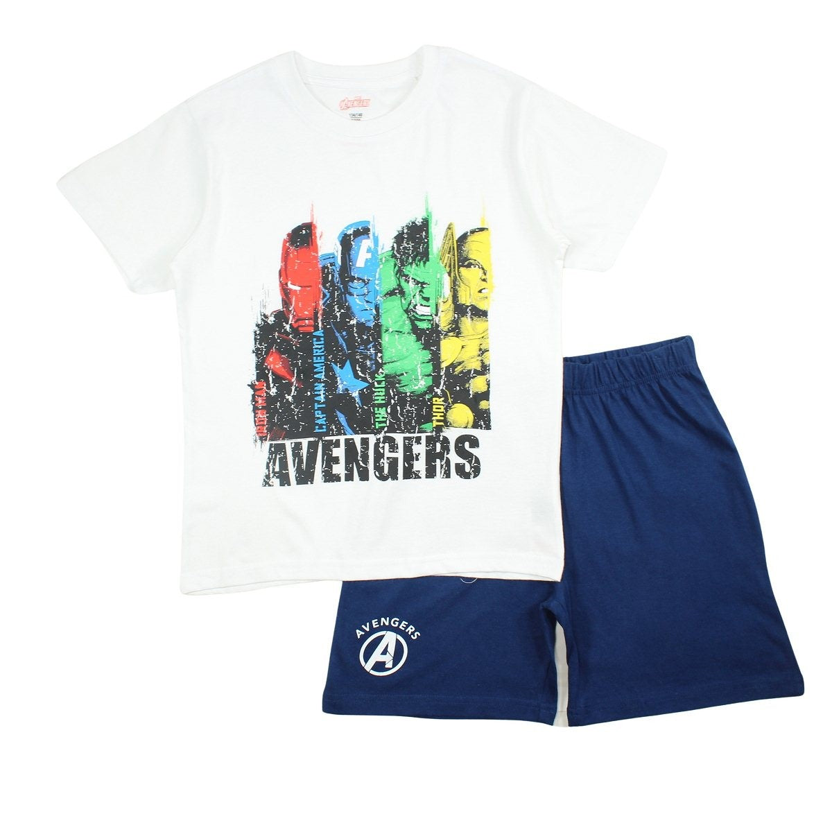 Ensemble Avengers - 9/10A Garçon - Enfant - Blanc - 100% Coton - TrendyFlair