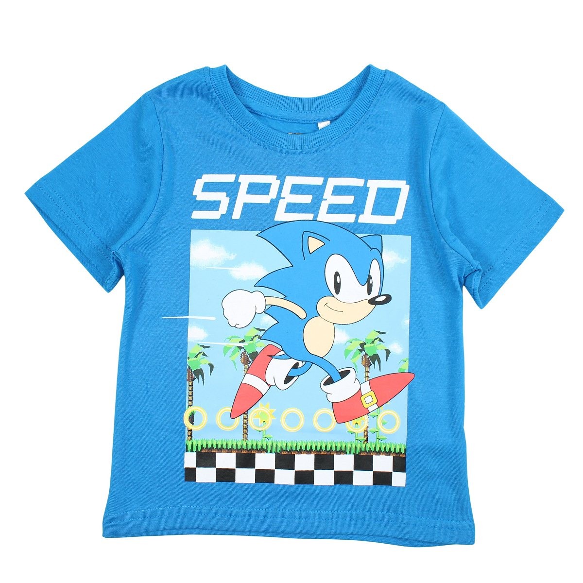 Ensemble Sonic - 2A Garçon - Enfant - Bleu - 100% Coton - TrendyFlair
