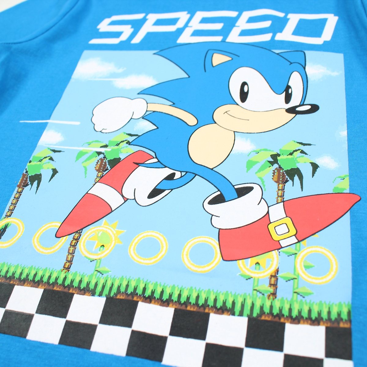 Ensemble Sonic - 2A Garçon - Enfant - Bleu - 100% Coton - TrendyFlair