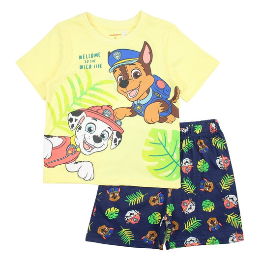 Ensemble Paw Patrol - 2A Garçon - Enfant - Jaune - 100% Coton - TrendyFlair