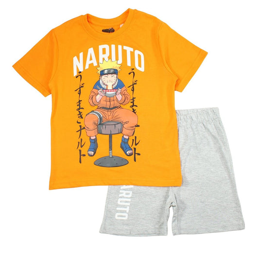 Ensemble Naruto - 6A Garçon - Enfant - Orange - 100% Coton - TrendyFlair