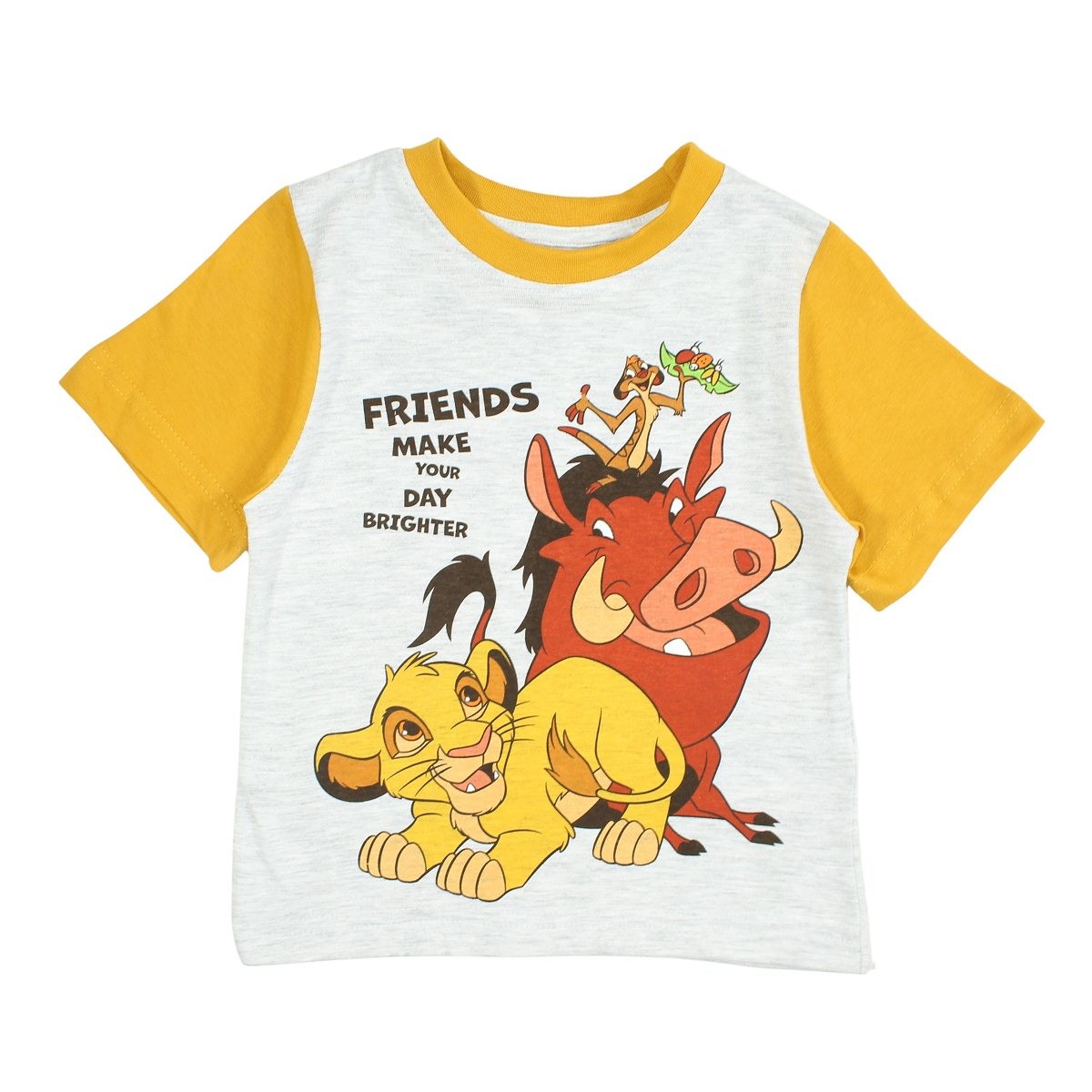 Ensemble Le roi lion - 2A Garçon - Enfant - Jaune - 93% Coton - 7% Polyester - TrendyFlair
