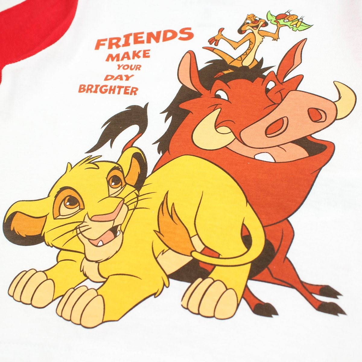 Ensemble Le roi lion - 2A Garçon - Enfant - Rouge - 93% Coton - 7% Polyester - TrendyFlair