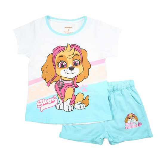 Ensemble Paw Patrol - 2A Fille - Enfant - Bleu - 100% Coton - TrendyFlair