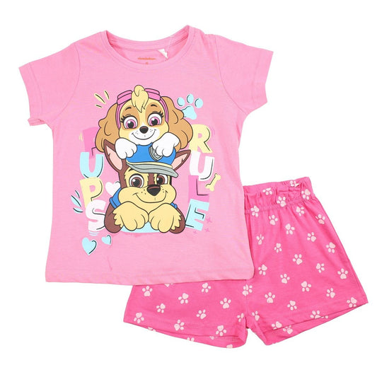 Ensemble Paw Patrol - 2A Fille - Enfant - Fushia - 100% Coton - TrendyFlair