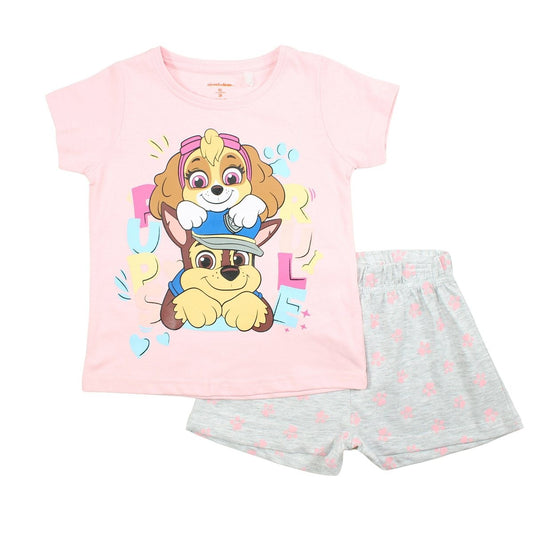 Ensemble Paw Patrol - 2A Fille - Enfant - Rose - 100% Coton - TrendyFlair