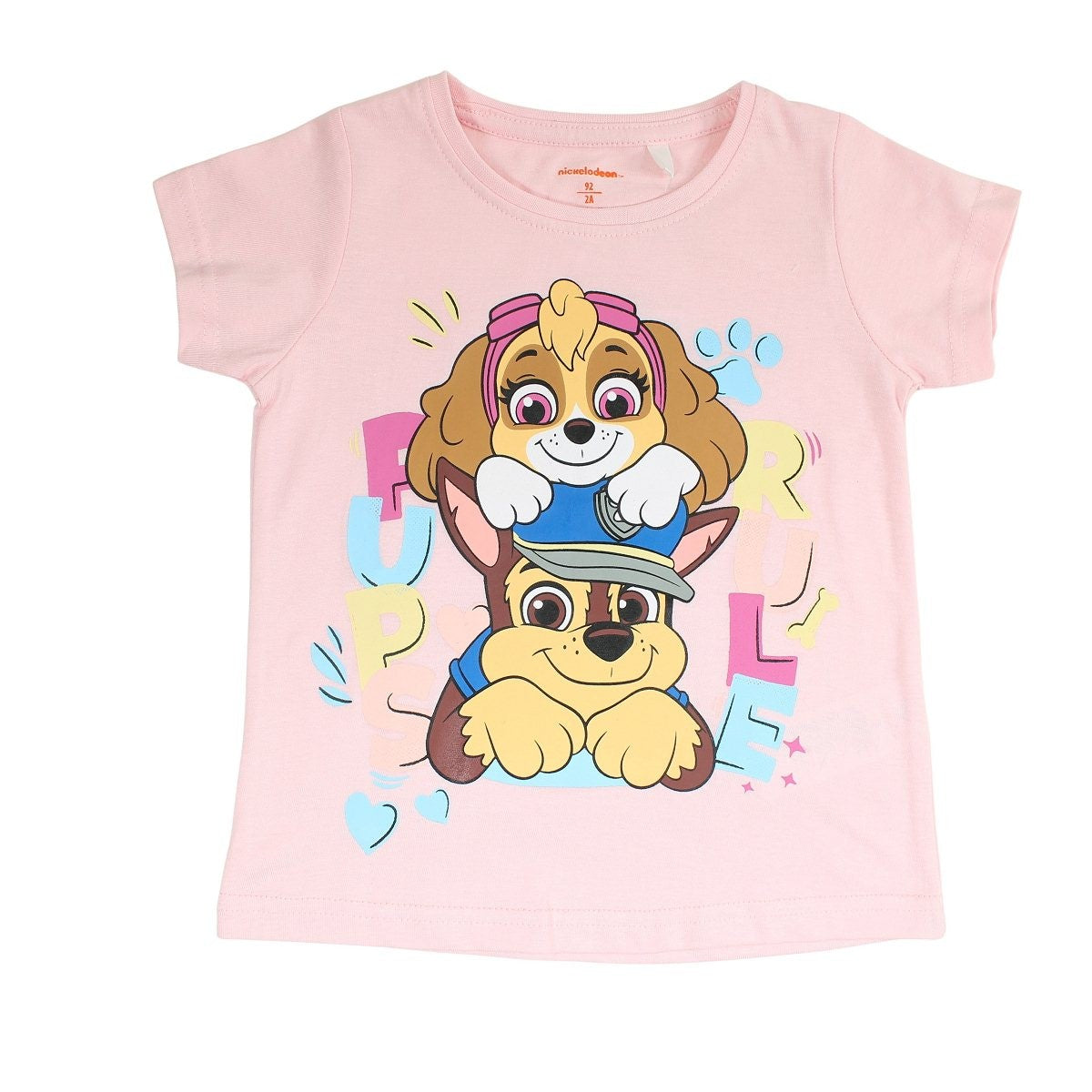 Ensemble Paw Patrol - 2A Fille - Enfant - Rose - 100% Coton - TrendyFlair