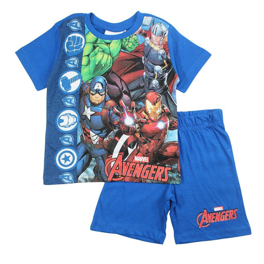 Ensemble Avengers - 4A Garçon - Enfant - Bleu - 100% Coton - TrendyFlair