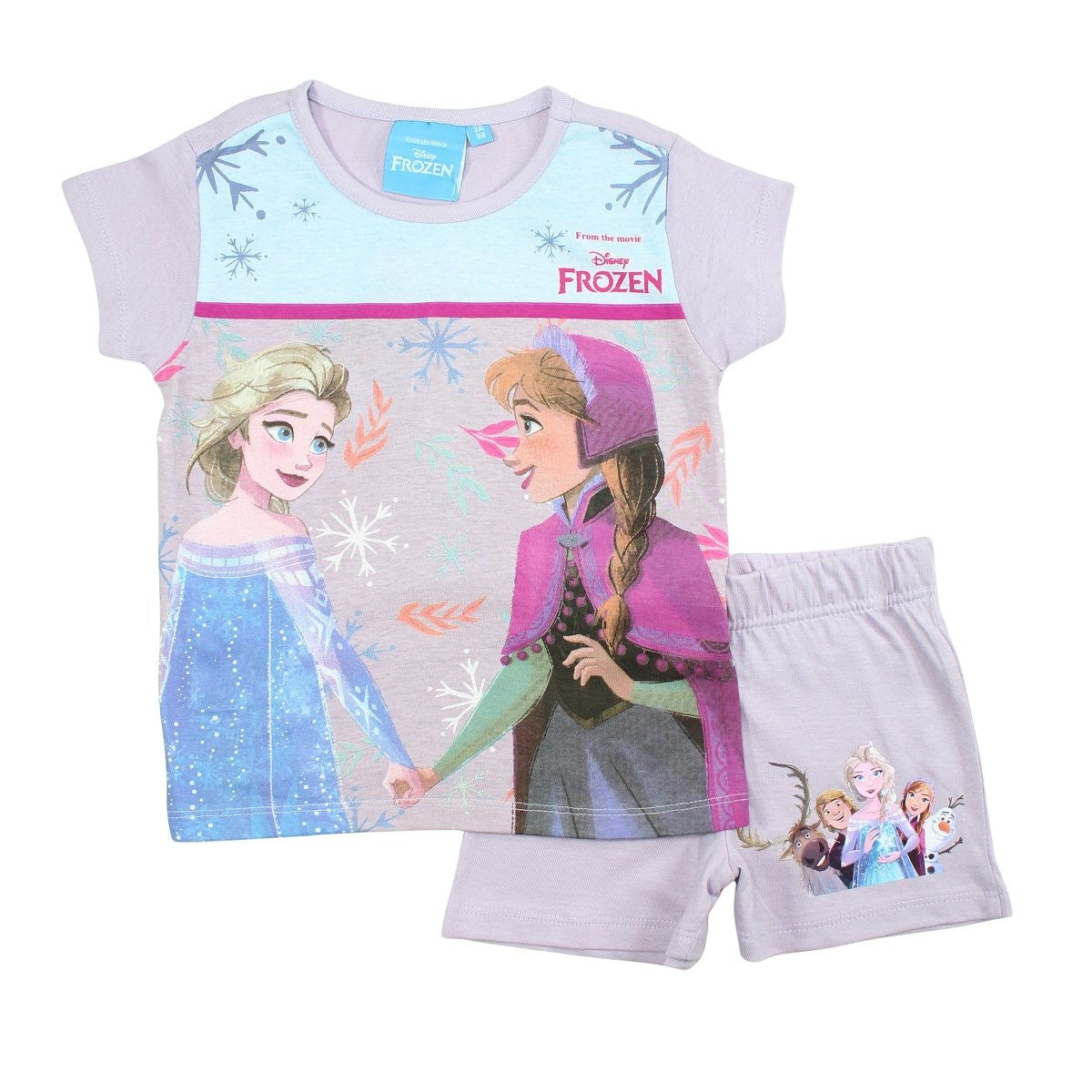 Ensemble La reine des neiges - 4A Fille - Enfant - Violet - 100% Coton - TrendyFlair