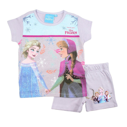 Ensemble La reine des neiges - 4A Fille - Enfant - Violet - 100% Coton - TrendyFlair