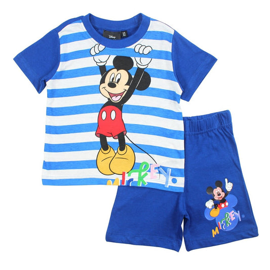 Ensemble Mickey - 4A Garçon - Enfant - Marine - 100% Coton - TrendyFlair