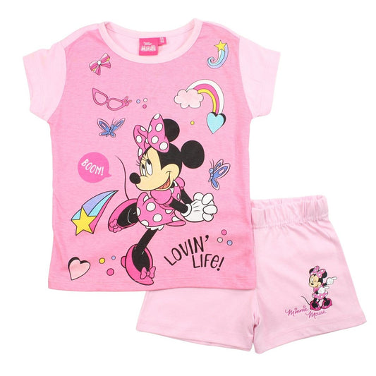 Ensemble Minnie - 4A Fille - Enfant - Rose - 100% Coton - TrendyFlair