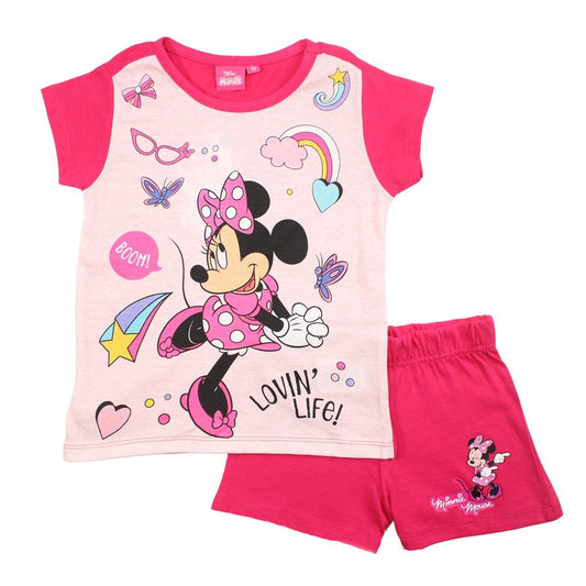 Ensemble Minnie - 4A Fille - Enfant - Fushia - 100% Coton - TrendyFlair