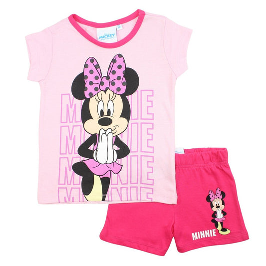 Ensemble Minnie - 4A Fille - Enfant - Fushia - 100% Coton - TrendyFlair