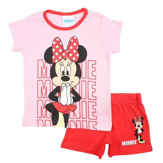 Ensemble Minnie - 4A Fille - Enfant - Rouge - 100% Coton - TrendyFlair