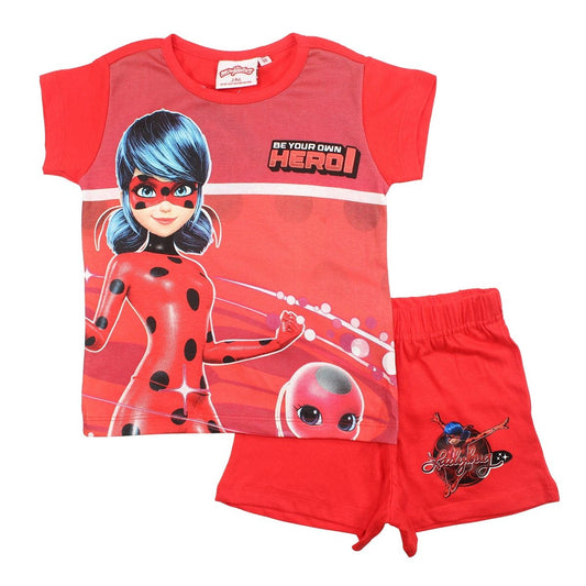 Ensemble Ladybug - 4A Fille - Enfant - Rouge - 100% Coton - TrendyFlair