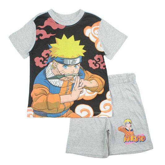 Ensemble Naruto - 4A Garçon - Enfant - Gris - 100% Coton - TrendyFlair