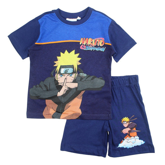 Ensemble Naruto - 4A Garçon - Enfant - Marine - 100% Coton - TrendyFlair