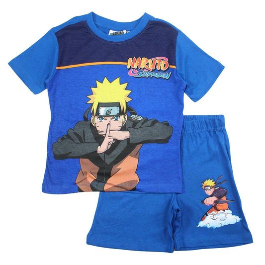 Ensemble Naruto - 4A Garçon - Enfant - Bleu - 100% Coton - TrendyFlair