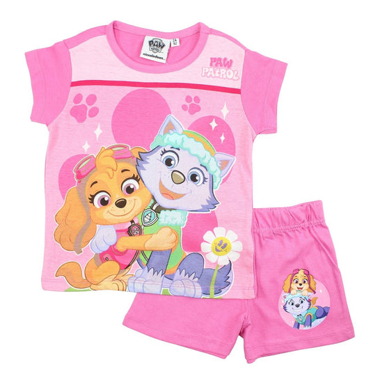 Ensemble Paw patrol - 4A Fille - Enfant - Rose - 100% Coton - TrendyFlair