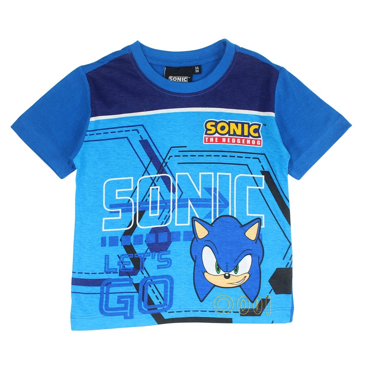 Ensemble Sonic - 4A Garçon - Enfant - Marine - 100% Coton - TrendyFlair