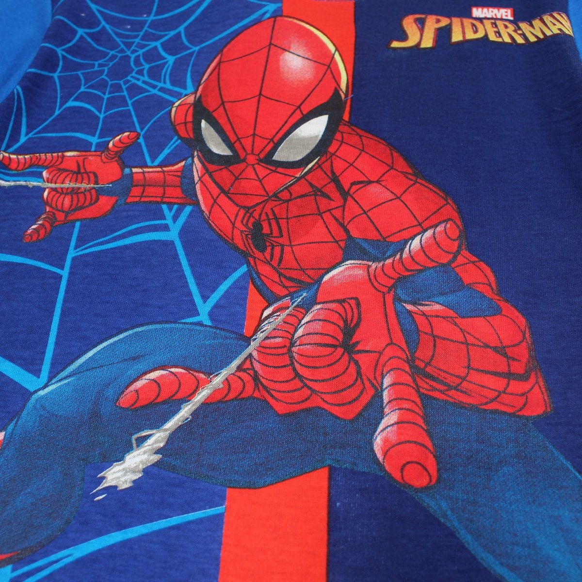 Ensemble Spiderman - 4A Garçon - Enfant - Bleu - 100% Coton - TrendyFlair