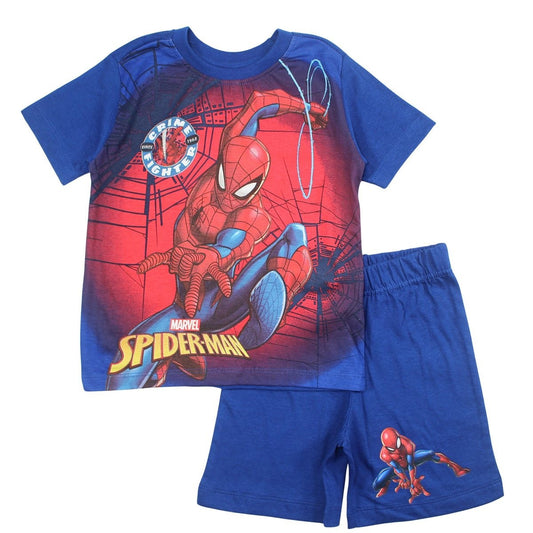 Ensemble Spiderman - 4A Garçon - Enfant - Marine - 100% Coton - TrendyFlair