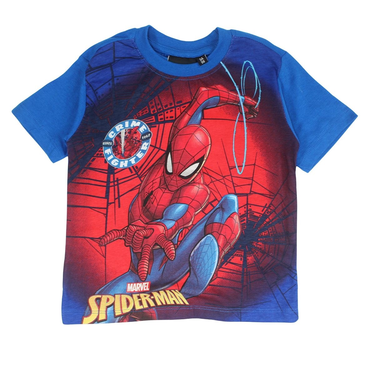 Ensemble Spiderman - 4A Garçon - Enfant - Bleu - 100% Coton - TrendyFlair
