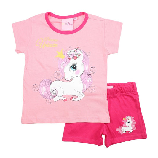 Ensemble Unicorn - 4A Fille - Enfant - Rose - 100% Coton - TrendyFlair