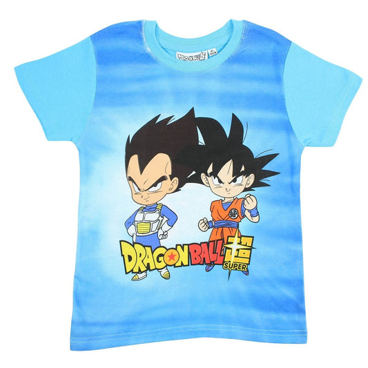 T-Shirt DragonBall Z - 6A Garçon - Enfant - Bleu - 100 % Coton - TrendyFlair