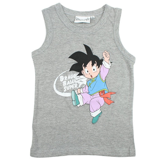 T-Shirt DragonBall Z - 6A Garçon - Enfant - Gris - 100 % Coton - TrendyFlair
