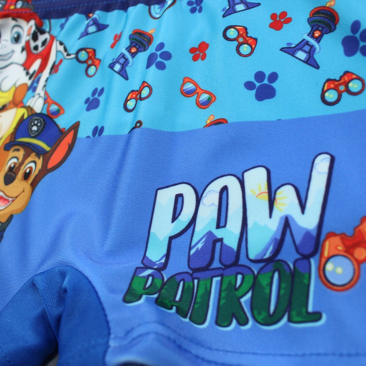 Boxer de bain paw patrol - 2/3A Garçon - Enfant - Bleu fonce - 85% Polyester - 15% Élasthanne - TrendyFlair