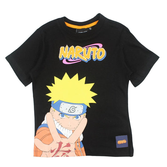 T-Shirt Naruto - 6A Garçon - Enfant - Noir - 100% Coton - TrendyFlair
