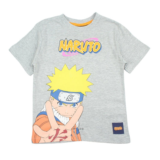 T-Shirt Naruto - 7A Garçon - Enfant - Gris - 100% Coton - TrendyFlair
