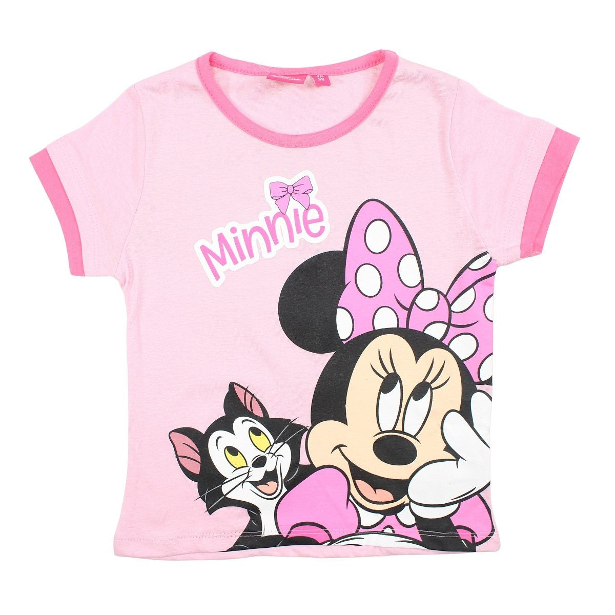 T-Shirt Minnie - 6A Fille - Enfant - Rose - 100% Coton - TrendyFlair