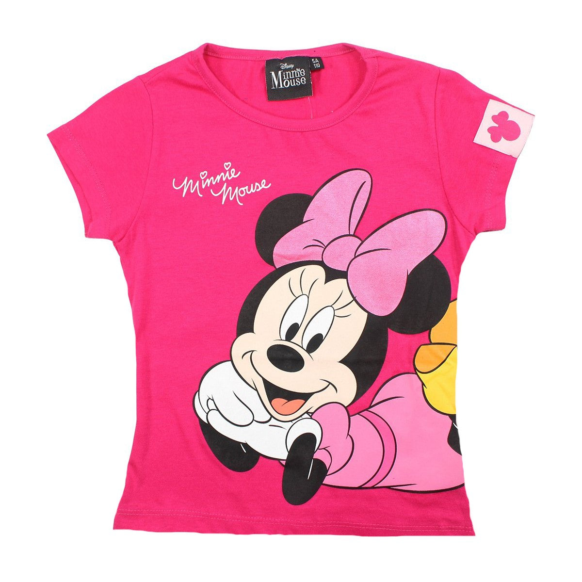 T-Shirt Minnie - 6A Fille - Enfant - Fushia - 100% Coton - TrendyFlair