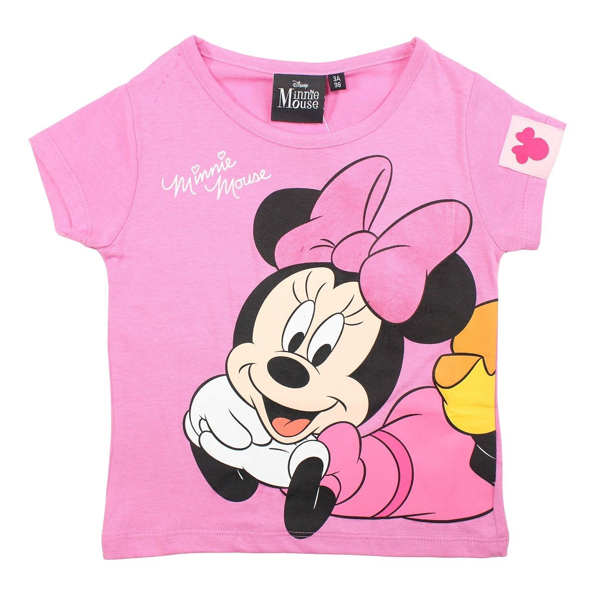 T-Shirt Minnie - 6A Fille - Enfant - Rose - 100% Coton - TrendyFlair